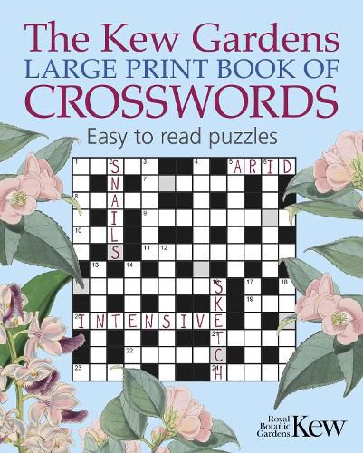 Cover image for The Kew Gardens Large Print Book of Crosswords