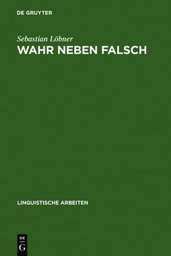 Cover image for Wahr neben Falsch