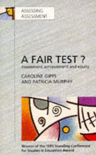 Cover image for Fair Test? Assessment, Achievement and Equity
