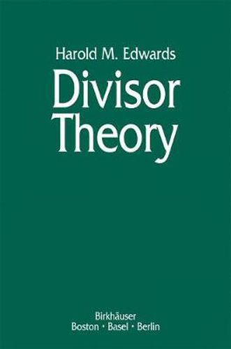 Cover image for Divisor Theory