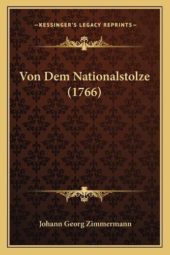 Von Dem Nationalstolze (1766)