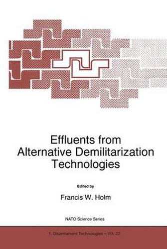 Cover image for Effluents from Alternative Demilitarization Technologies