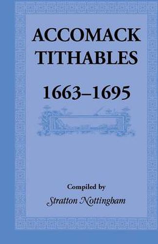 Cover image for Accomack Tithables, 1663-1695