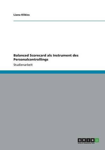 Cover image for Balanced Scorecard als Instrument des Personalcontrollings