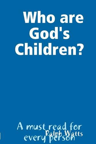 Cover image for Who are God's Children?