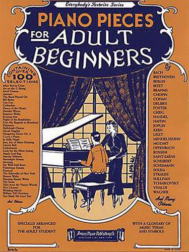 Cover image for Piano Pieces For Adult Beginners