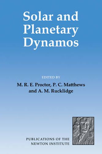 Cover image for Solar and Planetary Dynamos