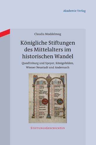 Cover image for Koenigliche Stiftungen Des Mittelalters Im Historischen Wandel: Quedlinburg Und Speyer, Koenigsfelden, Wiener Neustadt Und Andernach