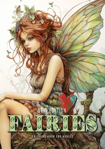 Cover image for Fairies whimsical Coloring Book for Adults New Edition