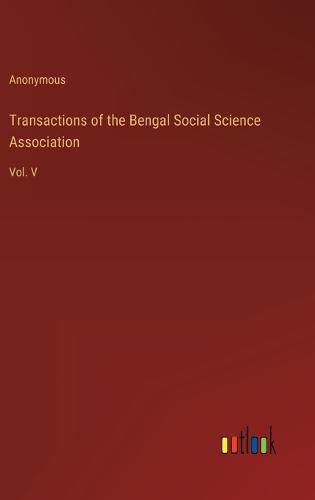 Cover image for Transactions of the Bengal Social Science Association