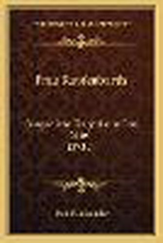Cover image for Frau Raufenbarth: Burgerliche Tragodie in Drei Akten (1911)
