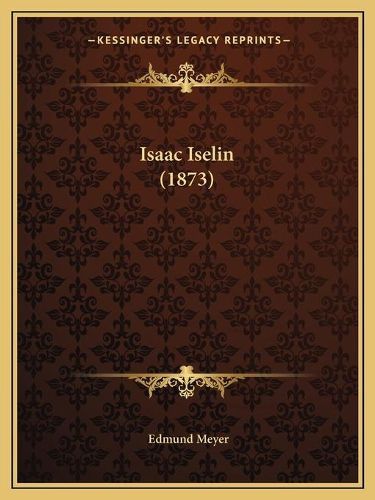 Isaac Iselin (1873)