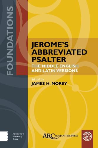 Cover image for Jerome's Abbreviated Psalter: The Middle English and Latin Versions