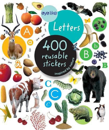 Cover image for Eyelike Letters: 400 Reusable Stickers Inspired by Nature