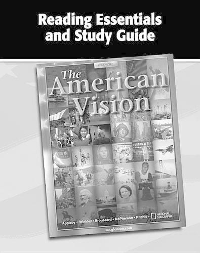 Cover image for The American Vision, Reading Essentials and Study Guide, Workbook