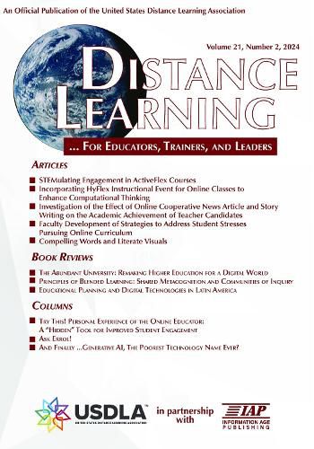 Cover image for Distance Learning Vol 21 Issue 2