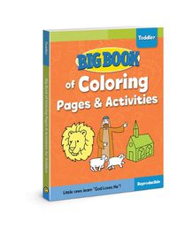 Cover image for Big Book of Coloring Pages and Activities for Toddlers