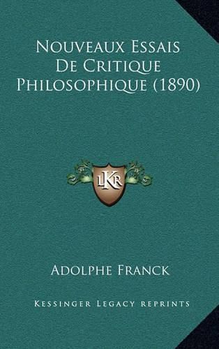 Cover image for Nouveaux Essais de Critique Philosophique (1890)