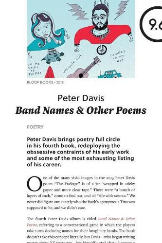 Cover image for Band Names & Other Poems