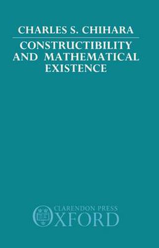 Cover image for Constructibility and Mathematical Existence
