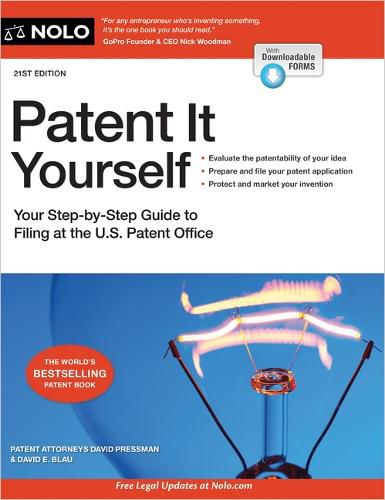 Cover image for Patent It Yourself: Your Step-By-Step Guide to Filing at the U.S. Patent Office