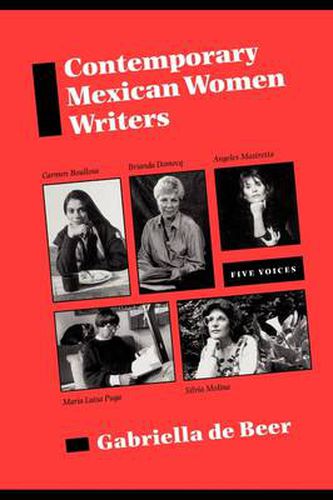 Cover image for Contemporary Mexican Women Writers: Five Voices