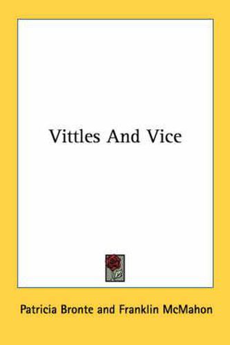 Cover image for Vittles and Vice