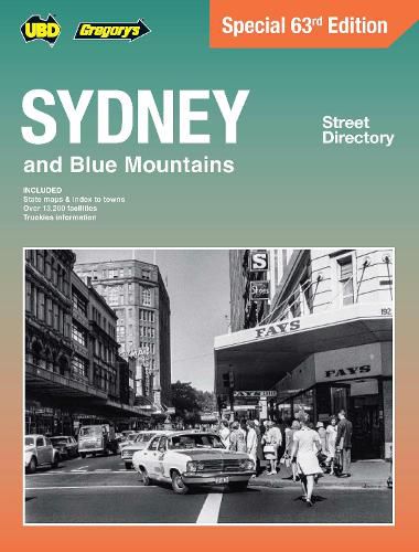 Cover image for Sydney & Blue Mountains Street Directory 63rd Edition