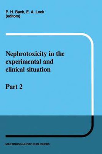 Cover image for Nephrotoxicity in the Experimental and Clinical Situation: Part 2