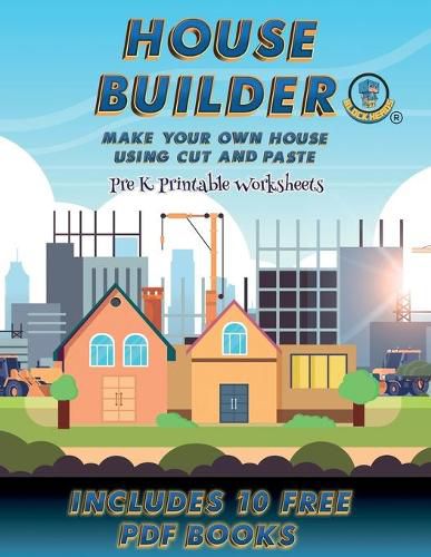 Cover image for Pre K Printable Worksheets (House Builder)