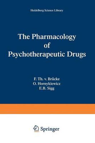 Cover image for The Pharmacology of Psychotherapeutic Drugs