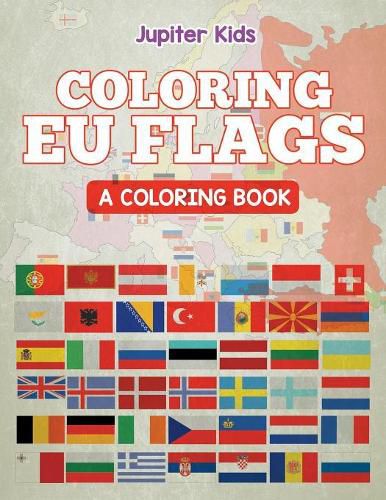 Cover image for Coloring EU Flags (A Coloring Book)