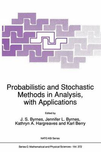 Cover image for Probabilistic and Stochastic Methods in Analysis, with Applications