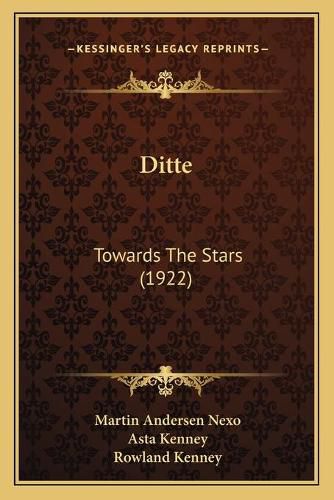 Cover image for Ditte: Towards the Stars (1922)