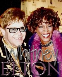 Cover image for whitney Houston Elton John Birthday Edition Drawing Journal