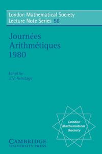 Cover image for Journees Arithmetiques 1980