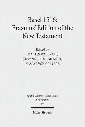 Cover image for Basel 1516: Erasmus' Edition of the New Testament