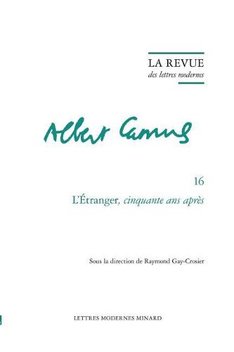 Cover image for L'Etranger Cinquante ANS Apres