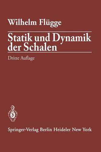 Cover image for Statik Und Dynamik Der Schalen