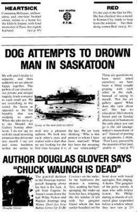 Cover image for Dog Attempts to Drown Man in Saskatoon