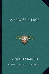 Cover image for Ambrose Bierce