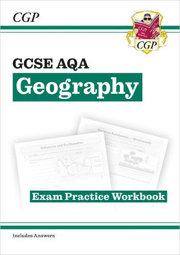 Cover image for GCSE Geography AQA Exam Practice Workbook (includes answers)