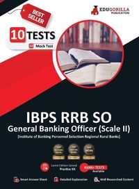 Cover image for IBPS RRB SO General Banking Officer Scale 2 Exam 2023 (English Edition) - 10 Mock Tests including Hindi and English Language Test (2400 MCQs) with Free Access to Online Tests