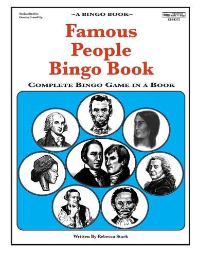 Cover image for Famous People Bingo Book: Complete Bingo Game In A Book