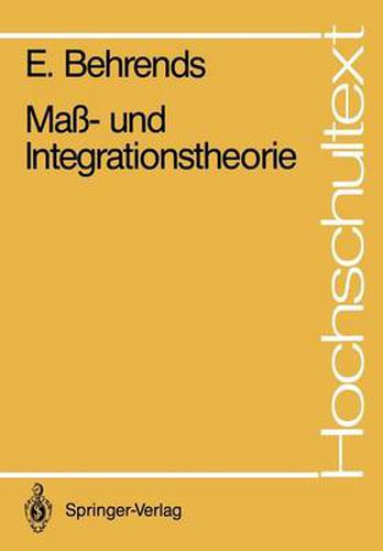 Cover image for Mass- Und Integrationstheorie