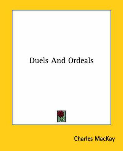 Cover image for Duels and Ordeals