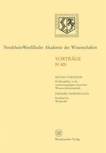 Cover image for Nordrhein-Westfalische Akademie der Wissenschaften