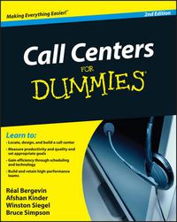 Cover image for Call Centers for Dummies, 2nd Edition