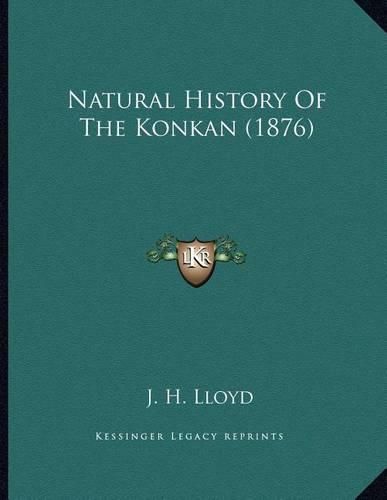 Cover image for Natural History of the Konkan (1876)