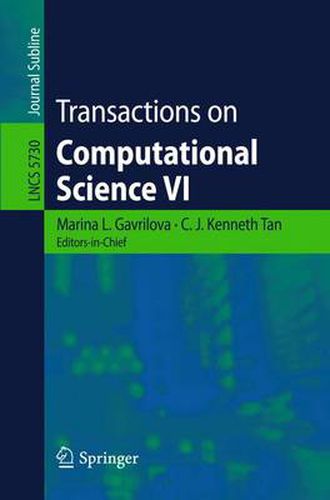 Cover image for Transactions on Computational Science VI